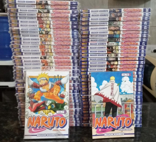 Naruto Coleçao Completa Mangas 1 Ao 72 (pocket)